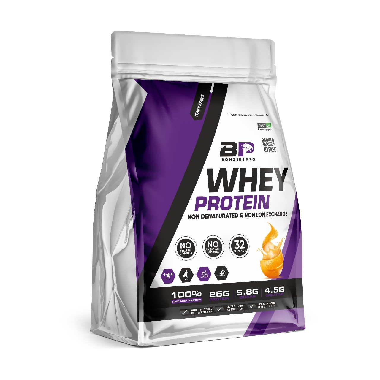 Protyze Anytime Clear Whey Isolate, Mango Peach (30 Servings)